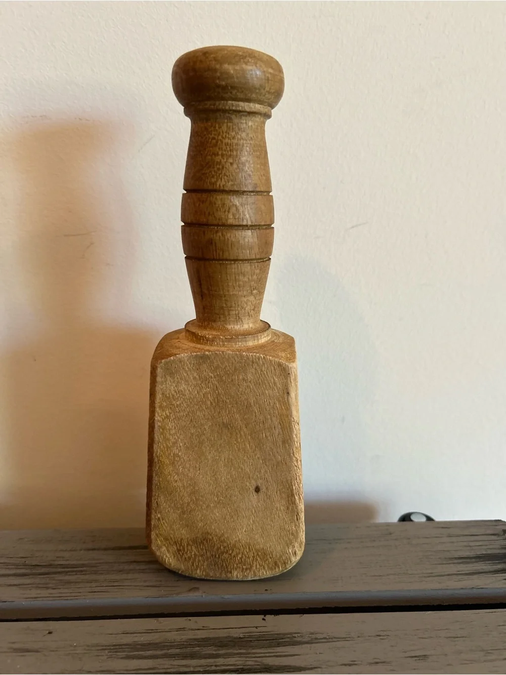 Vintage Primitive Wooden Potato Masher/Pestle